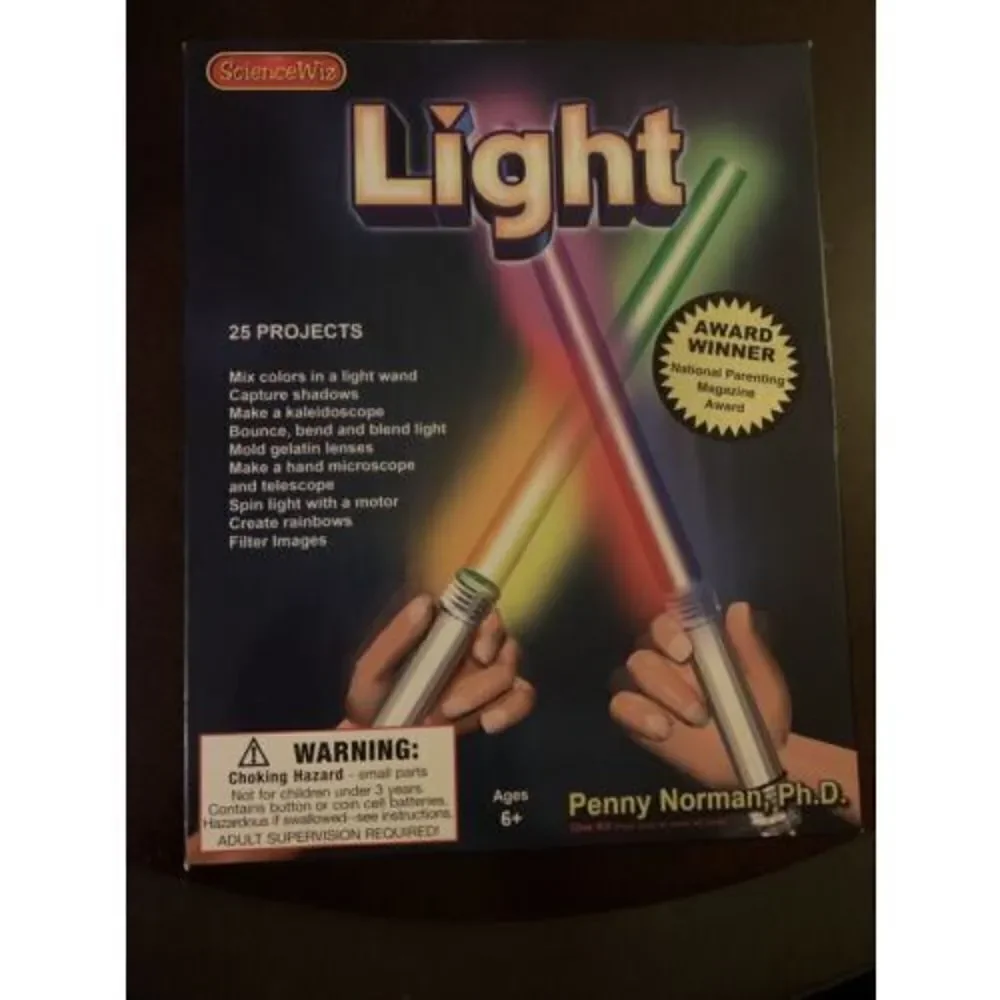 Science Wiz Light Science Kit Ages 6+ Sciencewiz